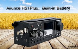 艾伦HS1Plus单边带短波SDR业余无线电收发机内置电