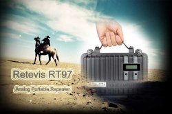 Retevis RT97便携式模拟10W中继器
